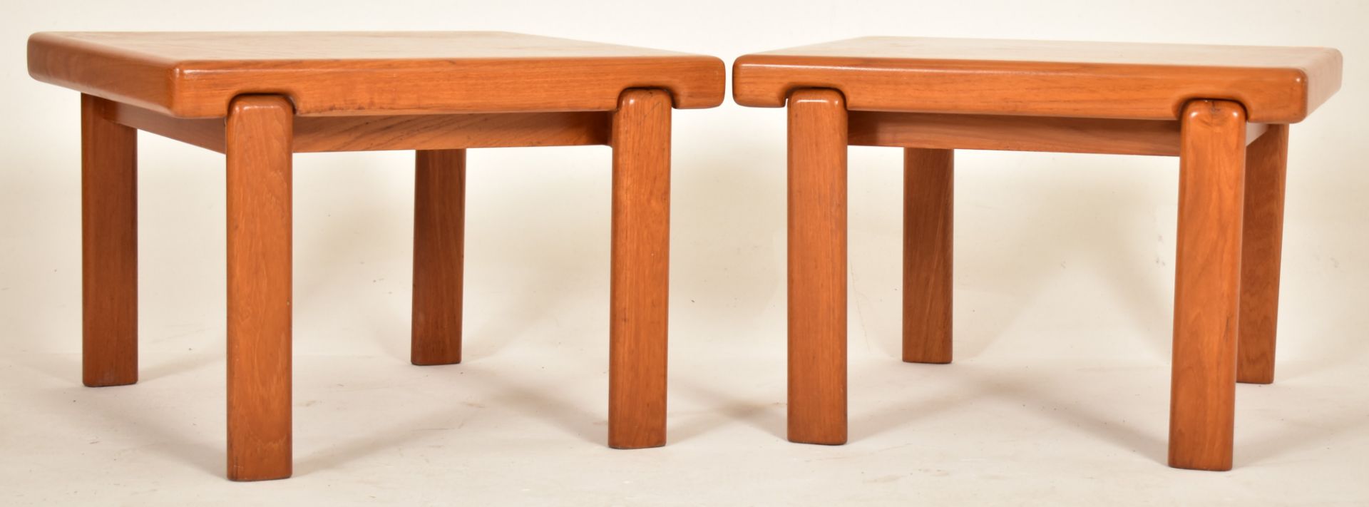 TRIOH - PAIR OF RETRO DANISH DESIGN TEAK COFFEE TABLES