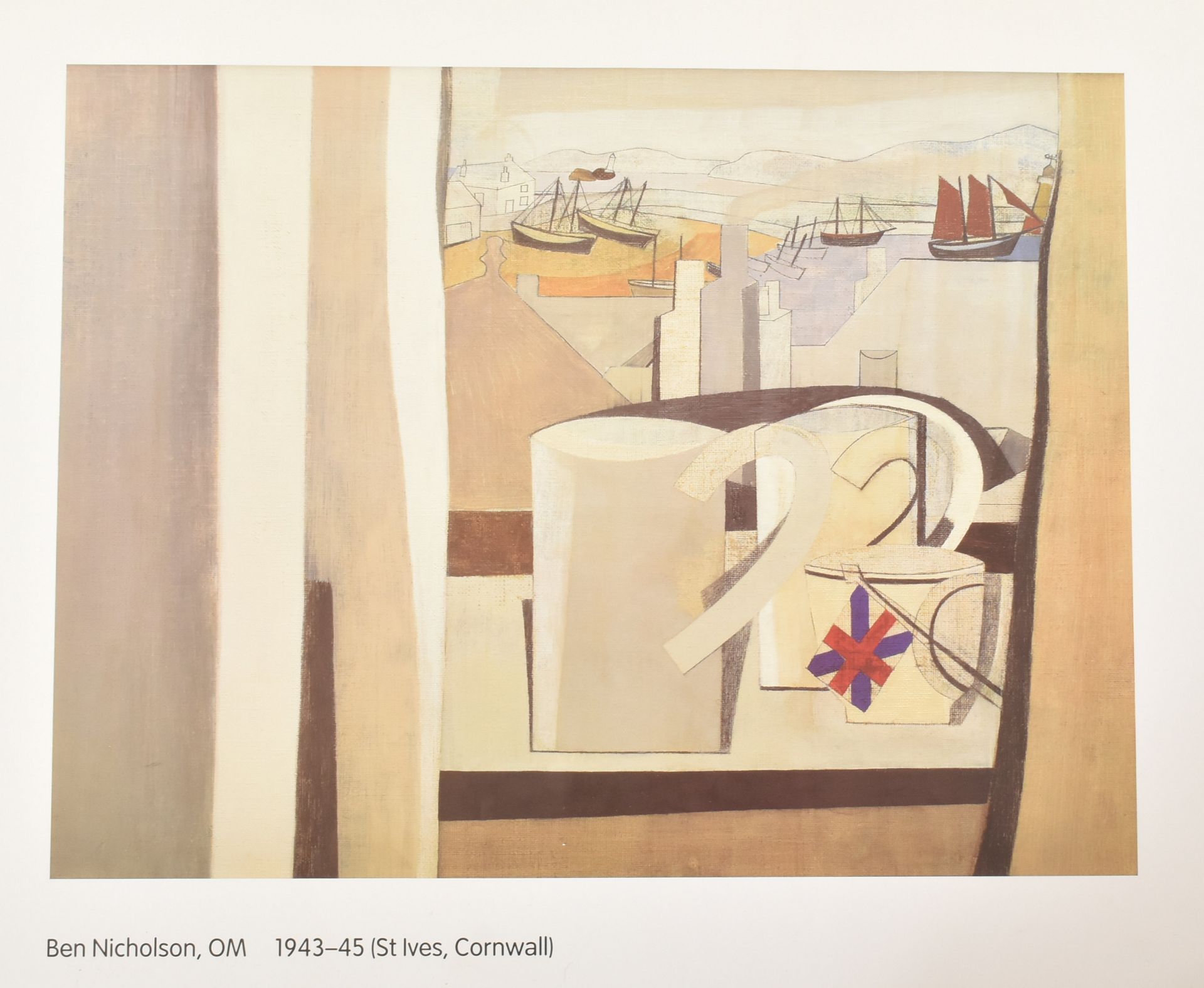 BEN NICHOLSON (1894-1982) - VINTAGE 2001 TATE GALLERY POSTER