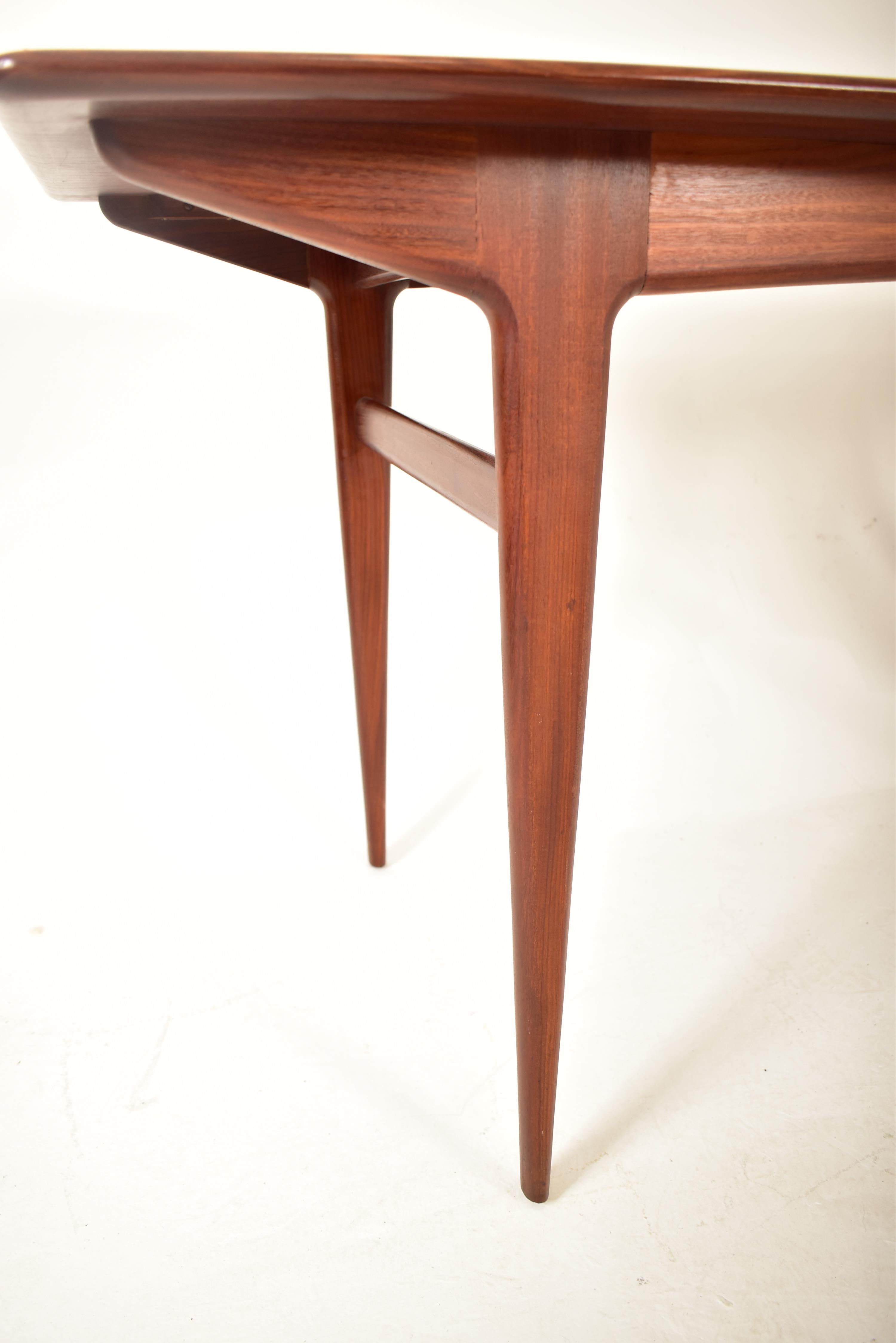 YOUNGERS - MID CENTURY TEAK DINING TABLE AND SIX CHAIRS - Image 3 of 9