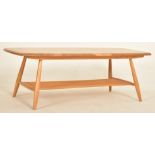 ERCOL - MODEL 459 - MID CENTURY BEECH & ELM COFFEE TABLE