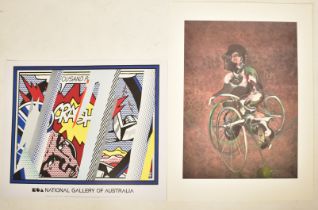 ROY LICHTENSTEIN & FRANCIS BACON POSTERS / LITHOGRAPHS