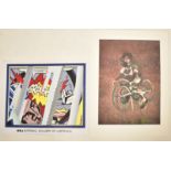 ROY LICHTENSTEIN & FRANCIS BACON POSTERS / LITHOGRAPHS