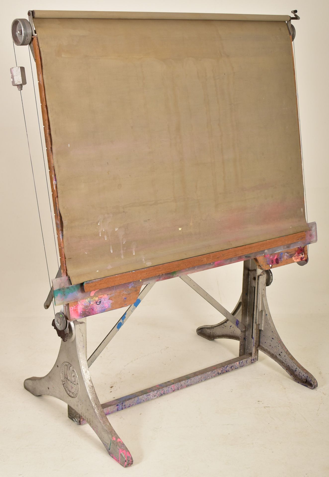 ADMEL PARAMOUNT - MID CENTURY CAST IRON DRAWING BOARD - Image 5 of 5