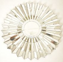 LATE 20TH CENTURY ART DECO INFLUENCED DESIGNER MIRROR