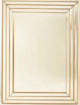 ART DECO STYLE STEPPED WALL HANGING MIRROR