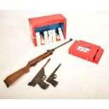 VINTAGE FAIRGROUND SHOOTING RANGE WITH TARGETS & GUNS