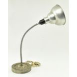 VINTAGE 20TH CENTURY INDUSTRIAL GOOSENECK ARM DESK LAMP