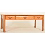 ERCOL - 20TH CENTURY BEECH AND ELM COFFEE TABLE