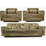 HOWARD KEITH - 1970S THREE PIECE LIVING ROOM SUITE