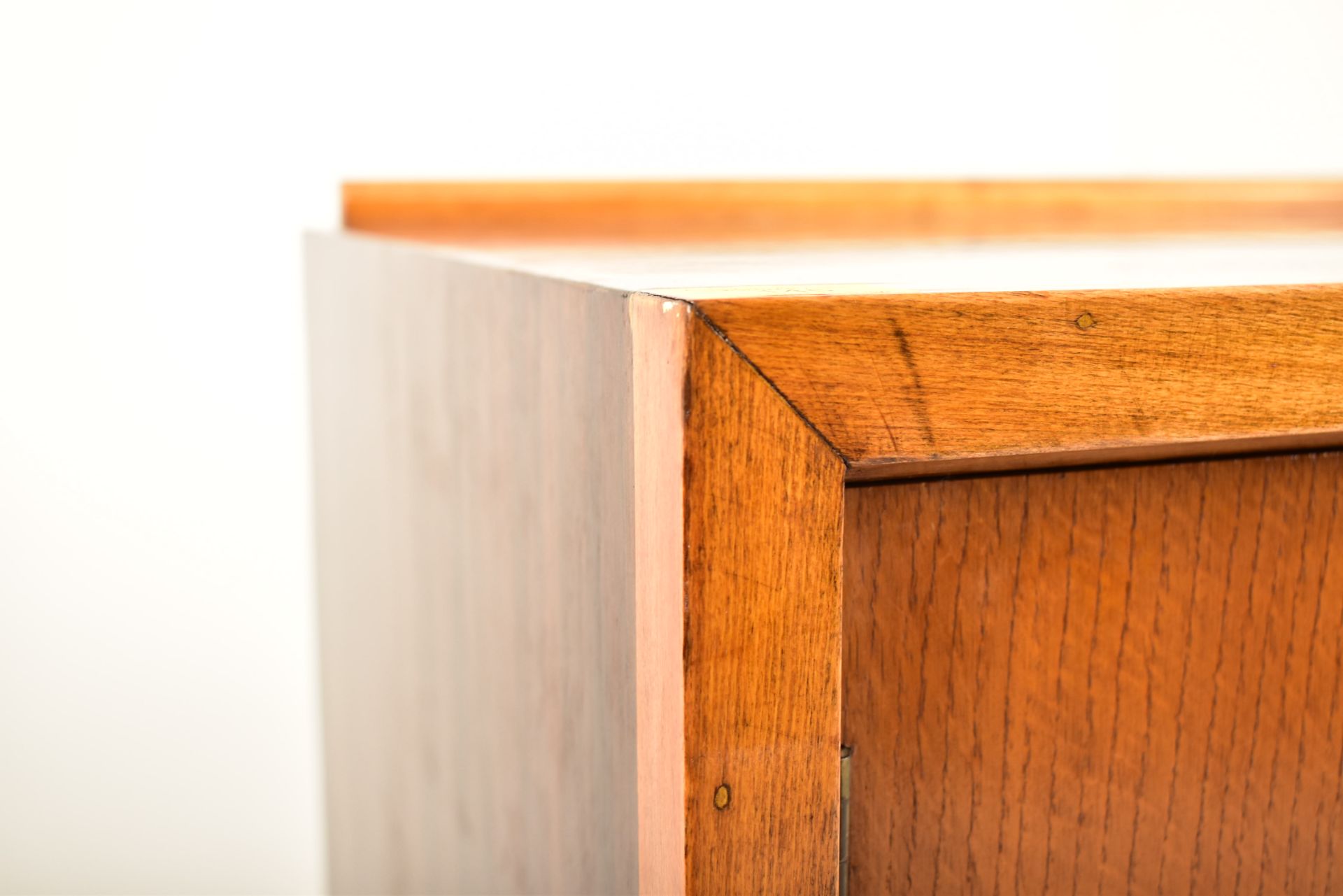 MID CENTURY TEAK AND WALNUT SIDEBOARD CREDENZA - Image 3 of 10