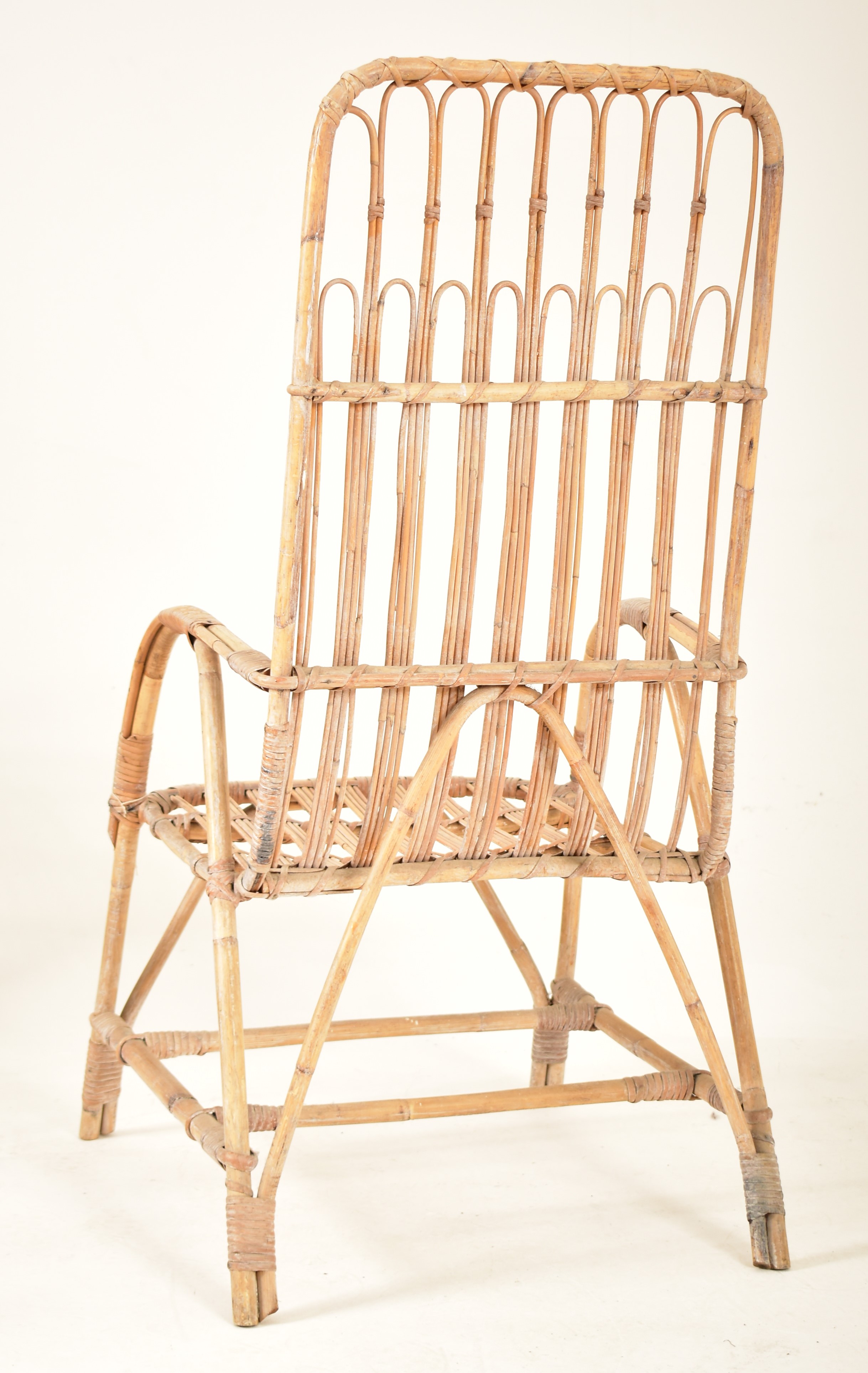 SELECTION OF 20TH CENTURY BAMBOO & WICKER HOME FURNISHINGS - Image 3 of 5