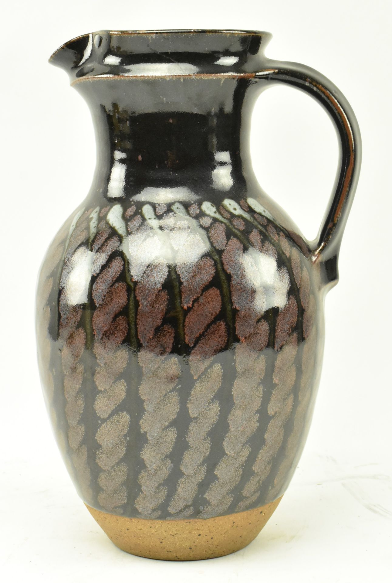 DAVID LLOYD JONES - 20TH CENTURY STONEWARE HANDLED JUG