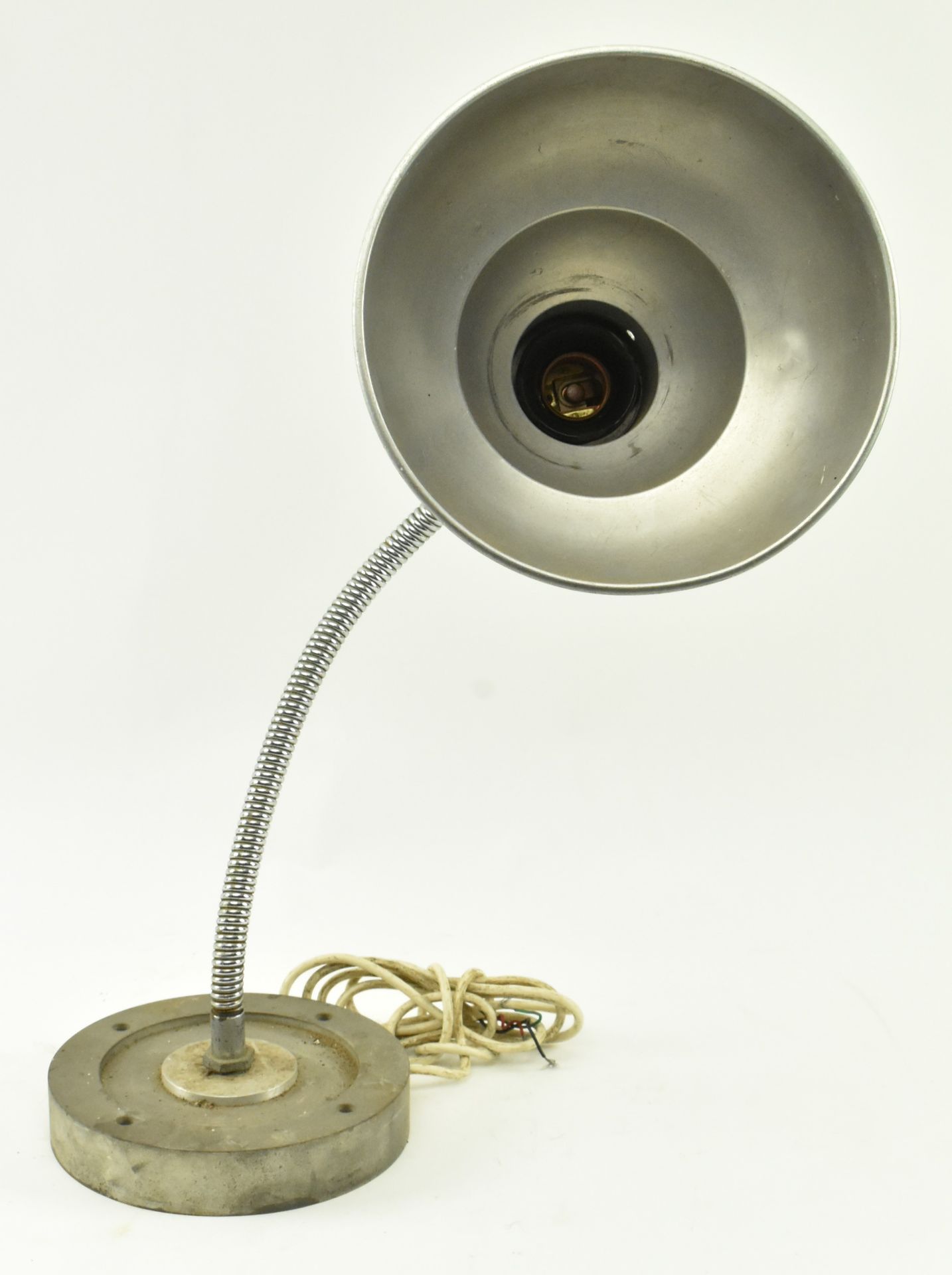 VINTAGE 20TH CENTURY INDUSTRIAL GOOSENECK ARM DESK LAMP - Bild 2 aus 7