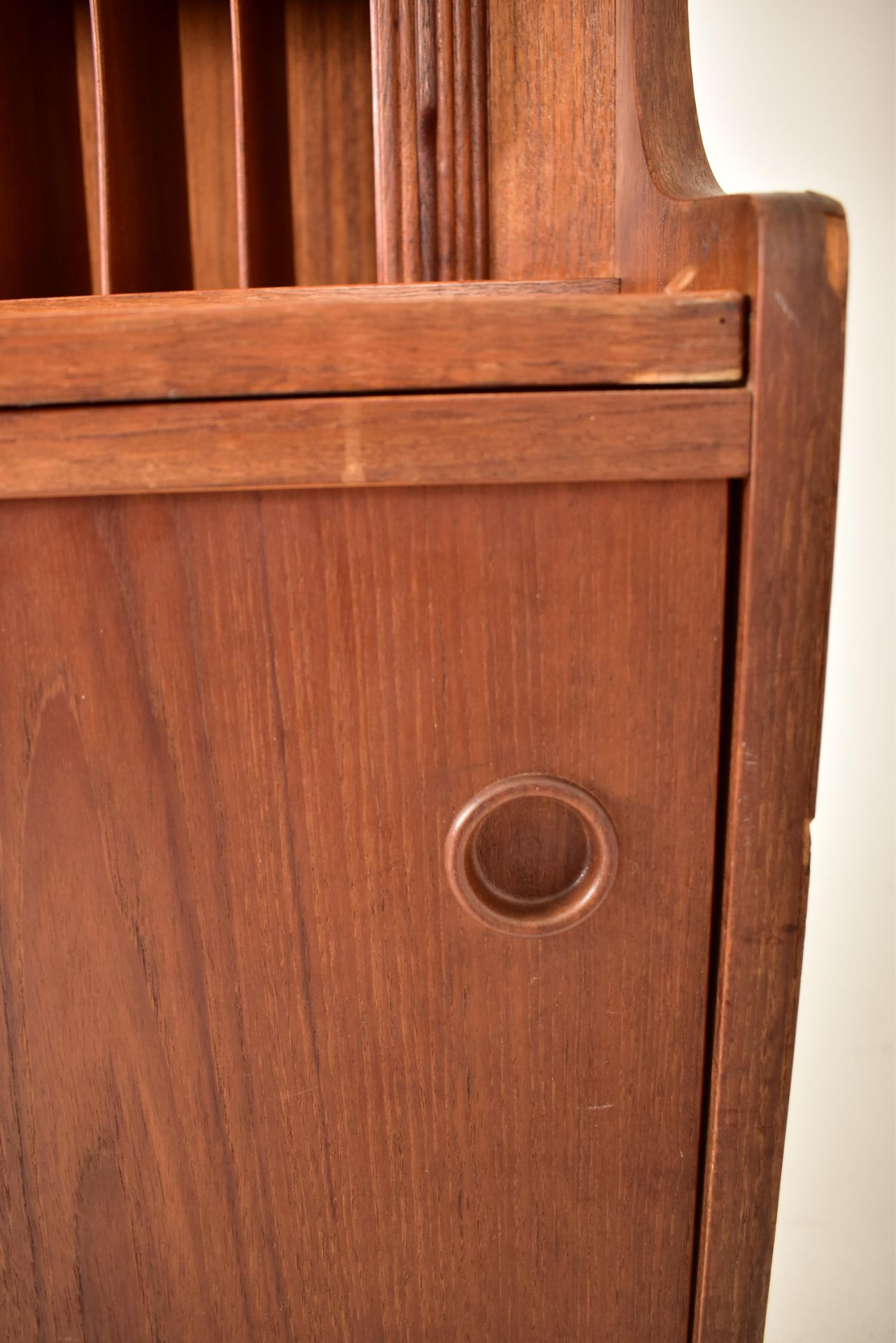 BORGE MOGENSEN - RETRO TEAK DANISH SECRETAIRE BOOKCASE - Image 3 of 5