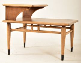 LANE ALTAVISTA - AMERICAN DESIGNER TEAK AND WALNUT TABLE