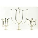 CONRAN FOR HABITAT - KLEIN - THREE DESIGNER CANDELABRAS