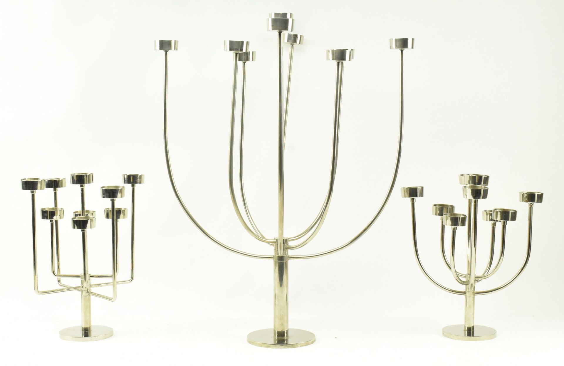 CONRAN FOR HABITAT - KLEIN - THREE DESIGNER CANDELABRAS