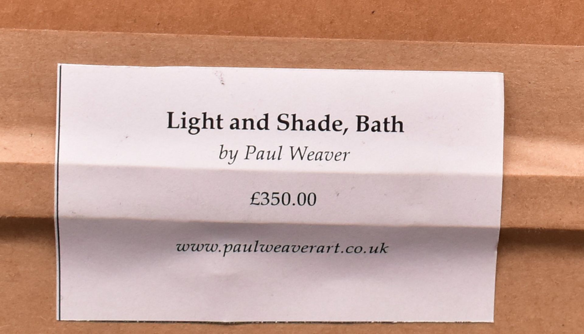 PAUL WEAVER (20TH CENTURY) - LIGHT & SHADE - Bild 6 aus 6