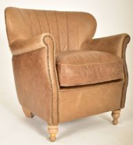MILL HOUSE FURNITURE - PERCY RANGE - LEATHER ARMCHAIR