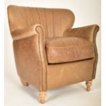 MILL HOUSE FURNITURE - PERCY RANGE - LEATHER ARMCHAIR