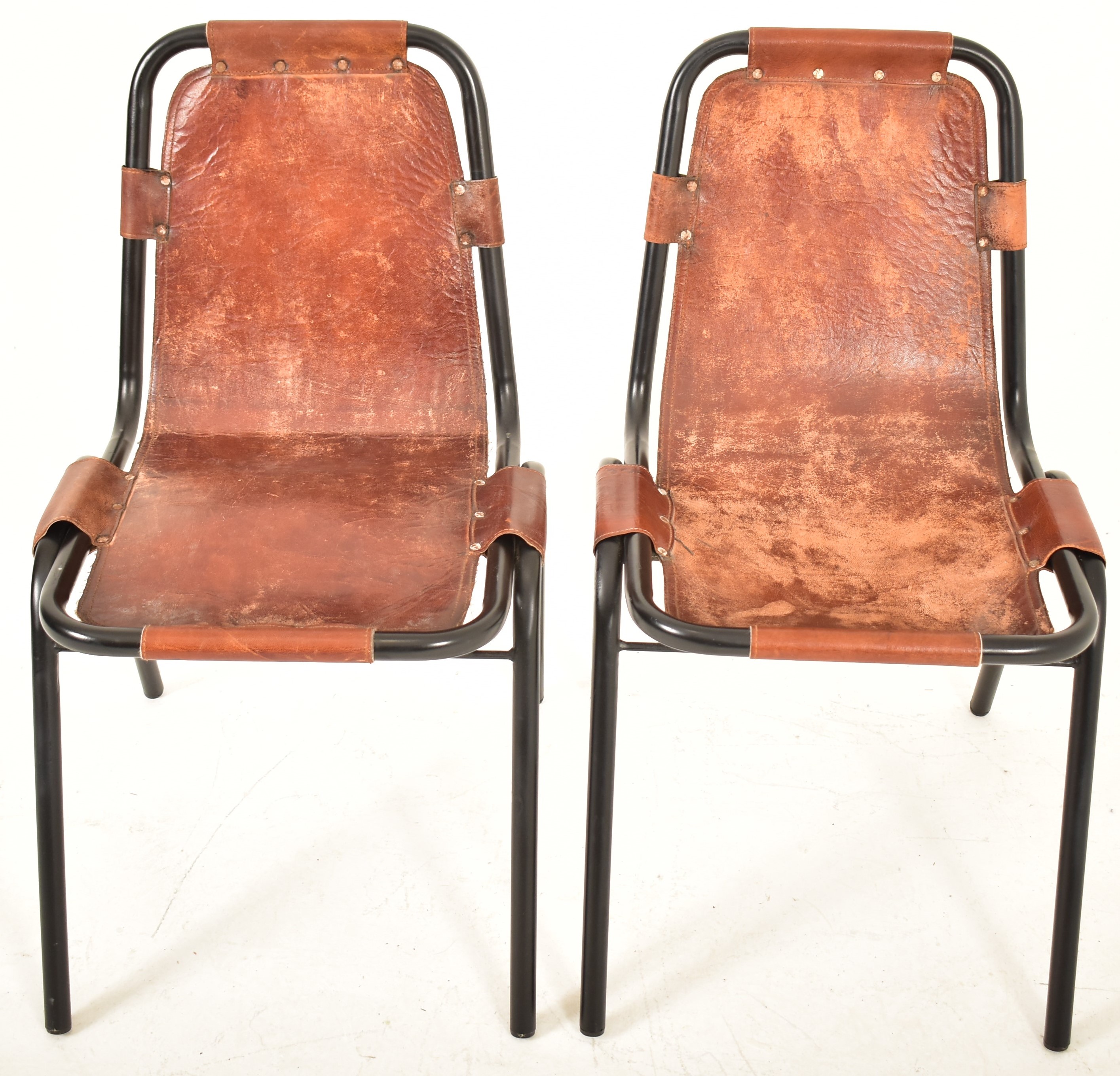 AFTER CHARLOTTE PERRIAND - LES ARC - PAIR OF CHAIRS - Image 2 of 5