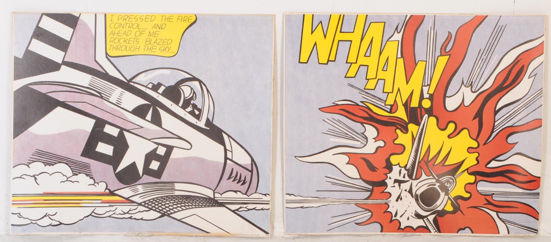 ROY LICHTENSTEIN WHAAM! PRINT - PUBLISHED BY TATE GALLERY - Image 2 of 8