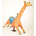 GIRAFFE JUVENILE RIDE - FAIRGROUND CAROUSEL FIBERGLASS RIDE