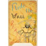 RIDE THE WALL OF DEATH - 20TH CENTURY FAIRGROUND SIGN