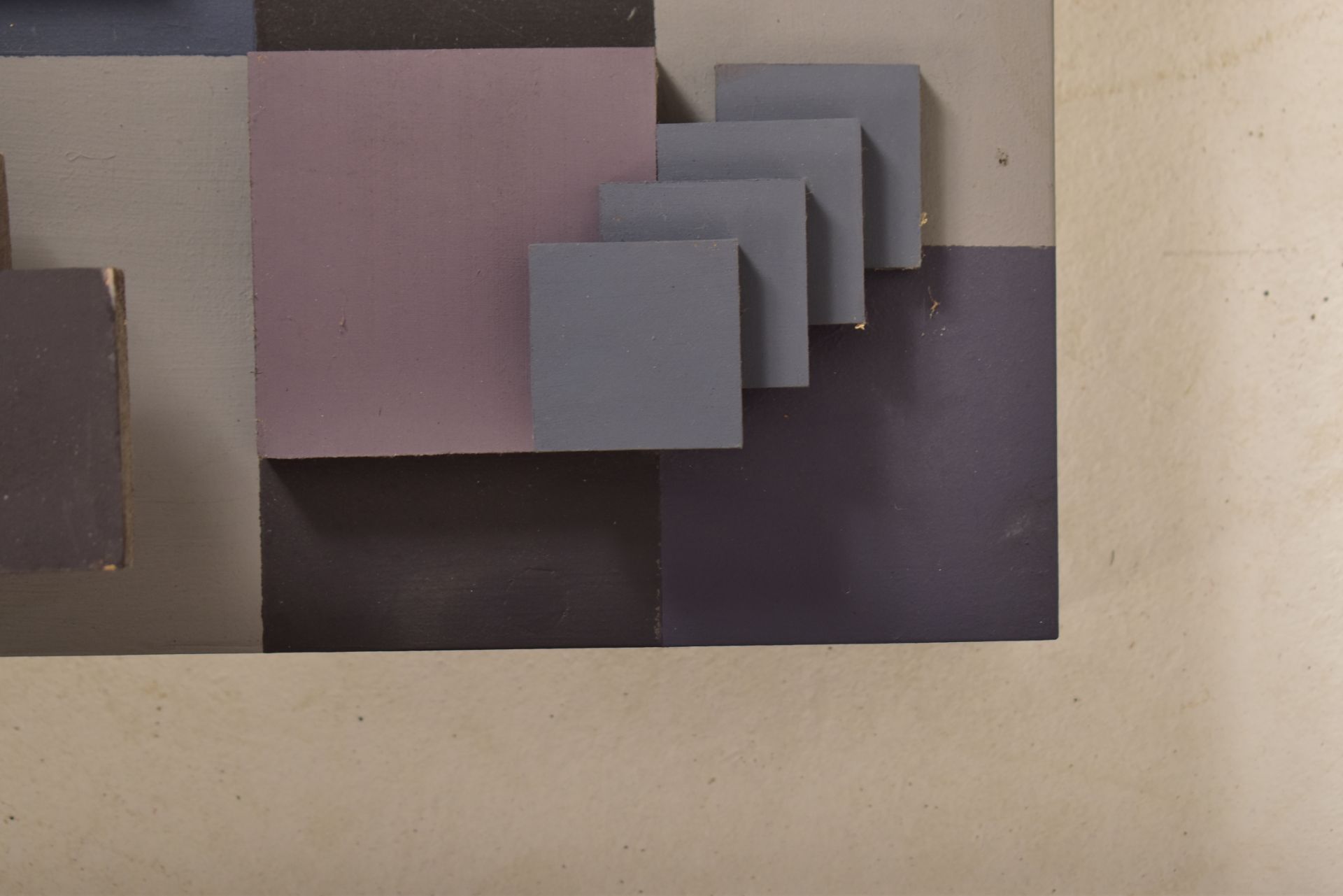 LLOYD WASHINGTON - GEOMETRIC CARVED WALL HANGING ARTWORK - Image 5 of 7