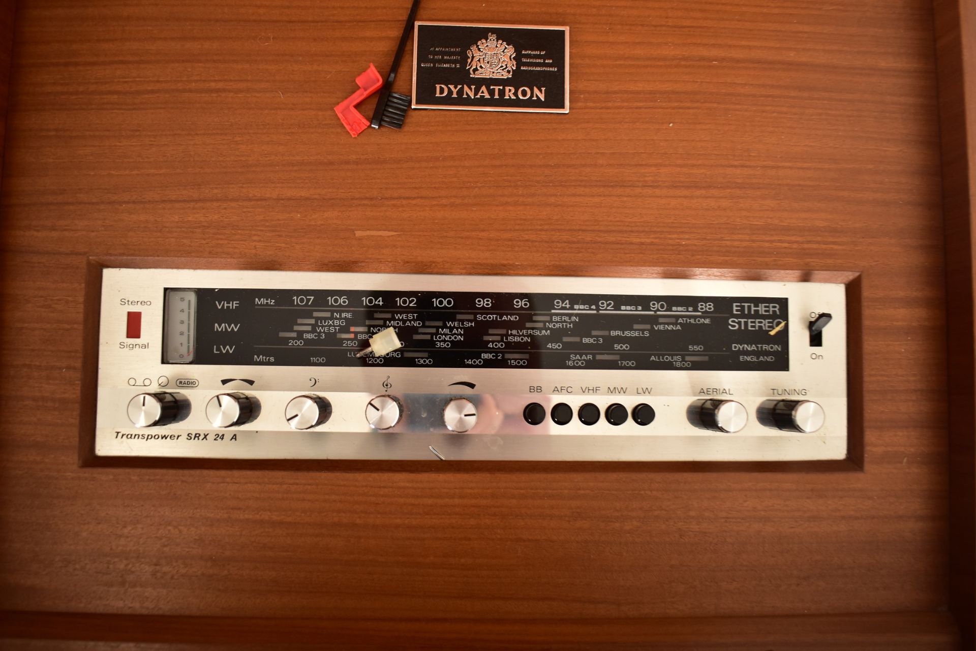 DYNATRON - 60S TEAK CASED RADIOGRAM WITH GARRARD DECK - Image 4 of 7