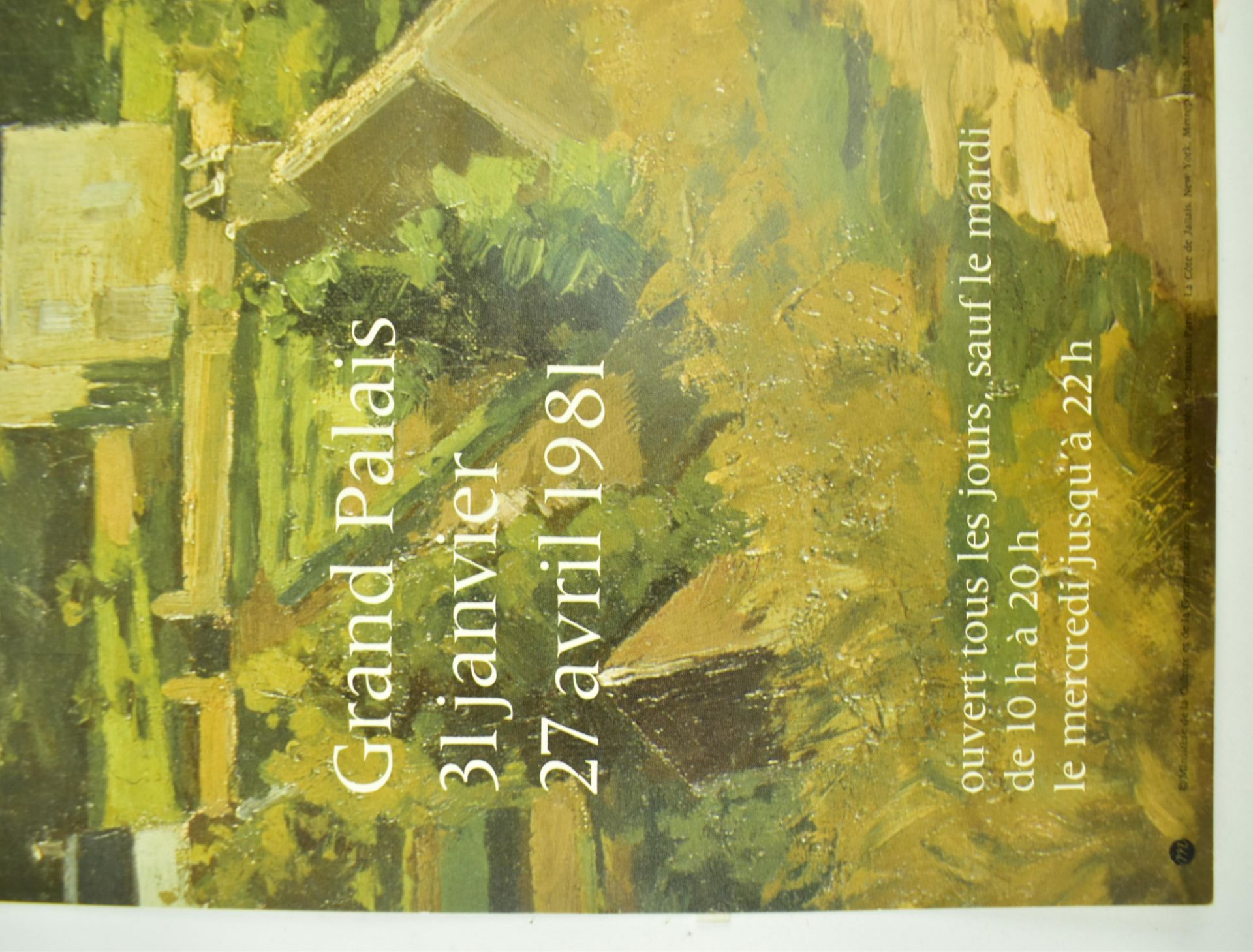 CAMILLE PISSARRO - GRAND PALAIS 1981 EXHIBITION POSTER - Image 4 of 5