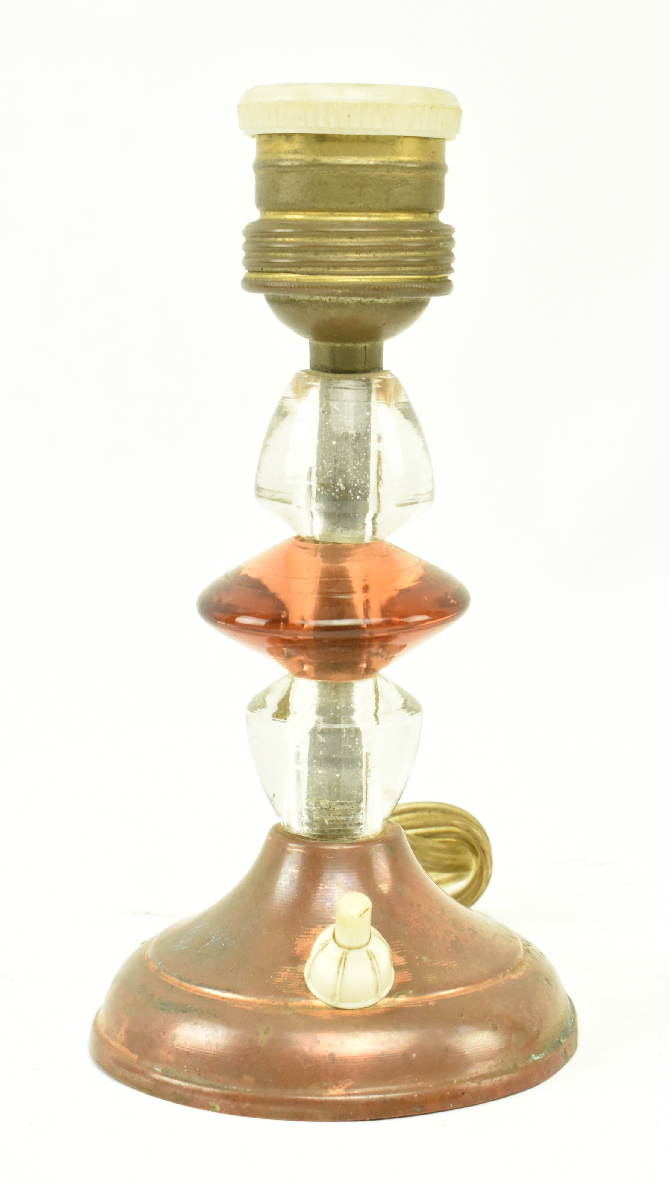 SELECTION OF THREE VINTAGE FRENCH COPPER TABLE LAMPS - Image 2 of 7