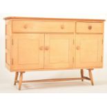ERCOL - MODEL 351 - MID CENTURY BEECH AND ELM SIDEBOARD