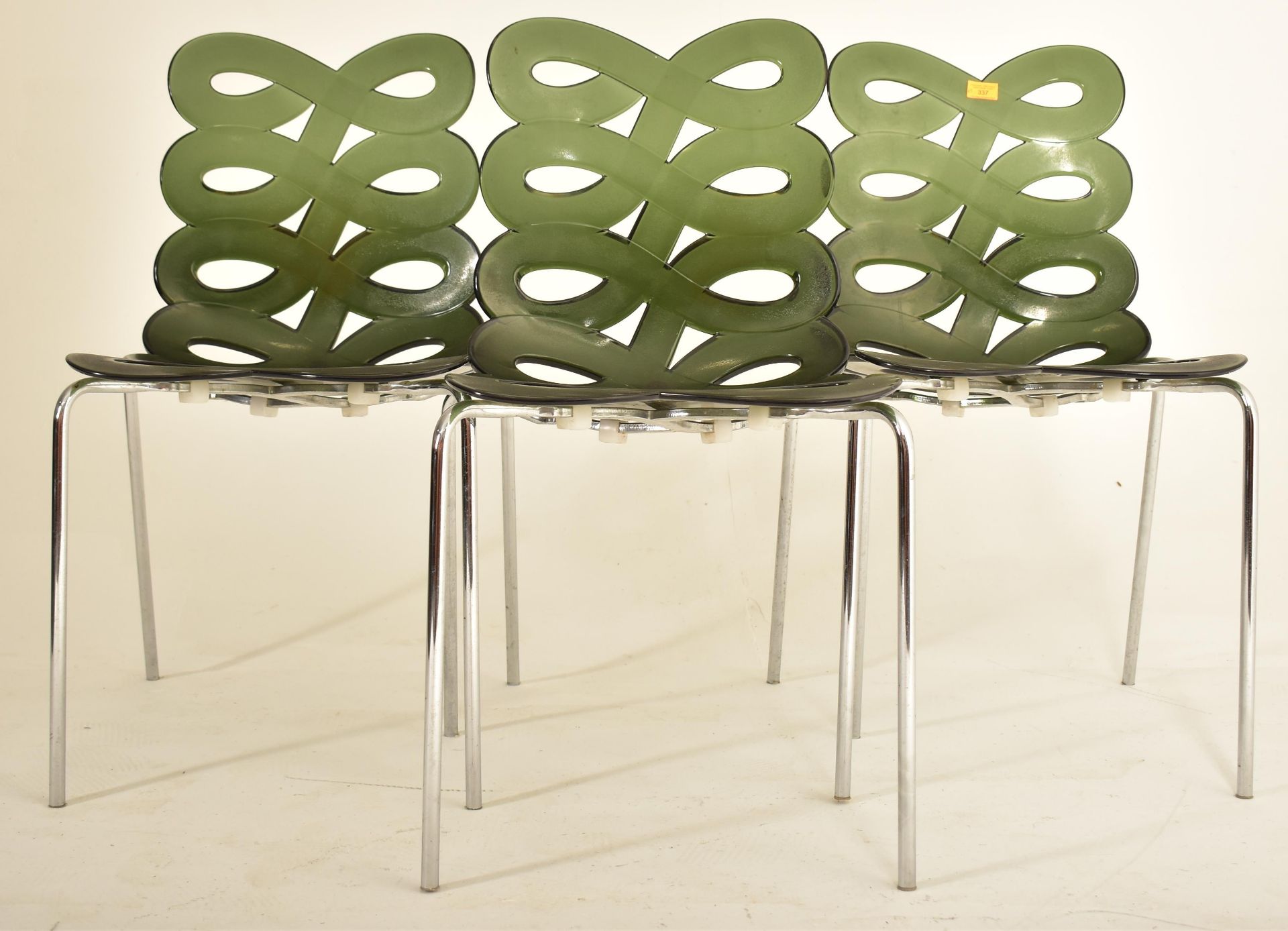 GINO CAROLLO FOR CIACCI KREATY - SET OF DIVA STACKING CHAIRS