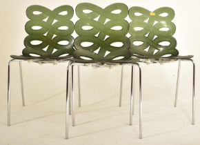 GINO CAROLLO FOR CIACCI KREATY - SET OF DIVA STACKING CHAIRS