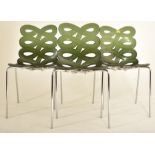 GINO CAROLLO FOR CIACCI KREATY - SET OF DIVA STACKING CHAIRS