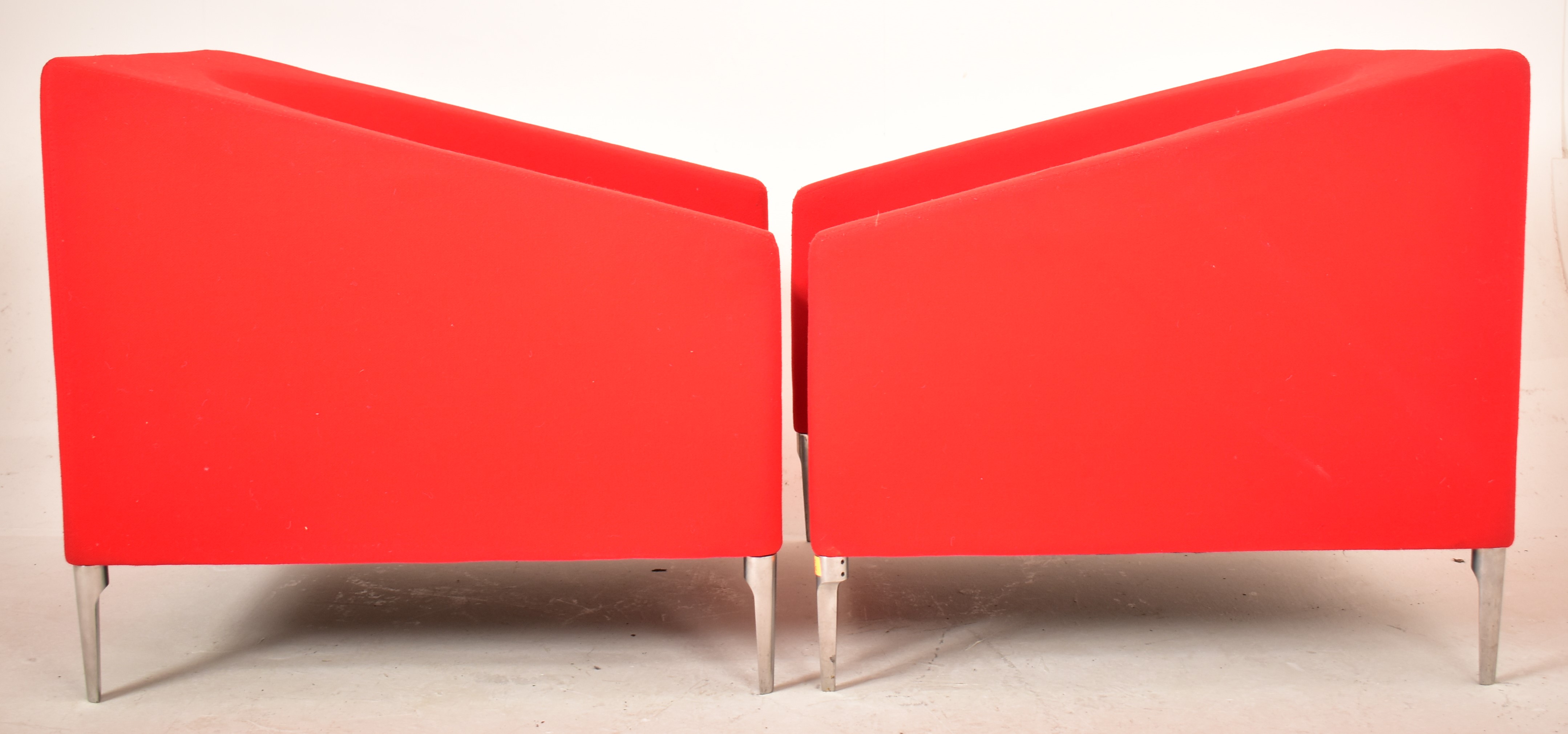 ARTIFORT - RED SEVEN - PAIR OF 2003 EASY LOUNGE ARMCHAIRS - Image 4 of 4