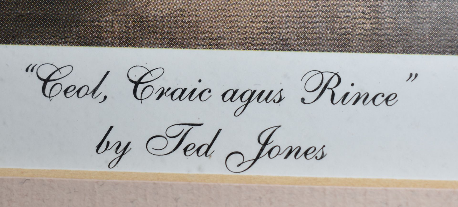 TED JONES (B. 1952) - COEL, CRAIC ANGUS RINCE - 2000 - Image 5 of 8