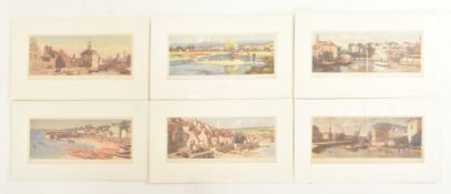 SIX BRITISH RAIL CARRIAGE PRINTS FROM GYRTH RUSSELL PAINTINGS