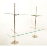 ART DECO CHROME AND GLASS SHOP DISPLAY STAND