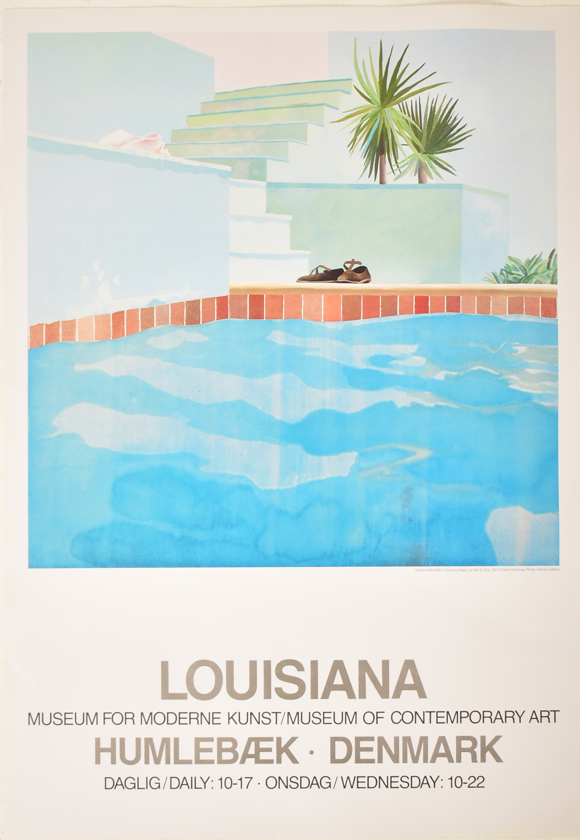 DAVID HOCKNEY (B. 1937) - OFFSET LITHOGRAPH EXHIBITION POSTER