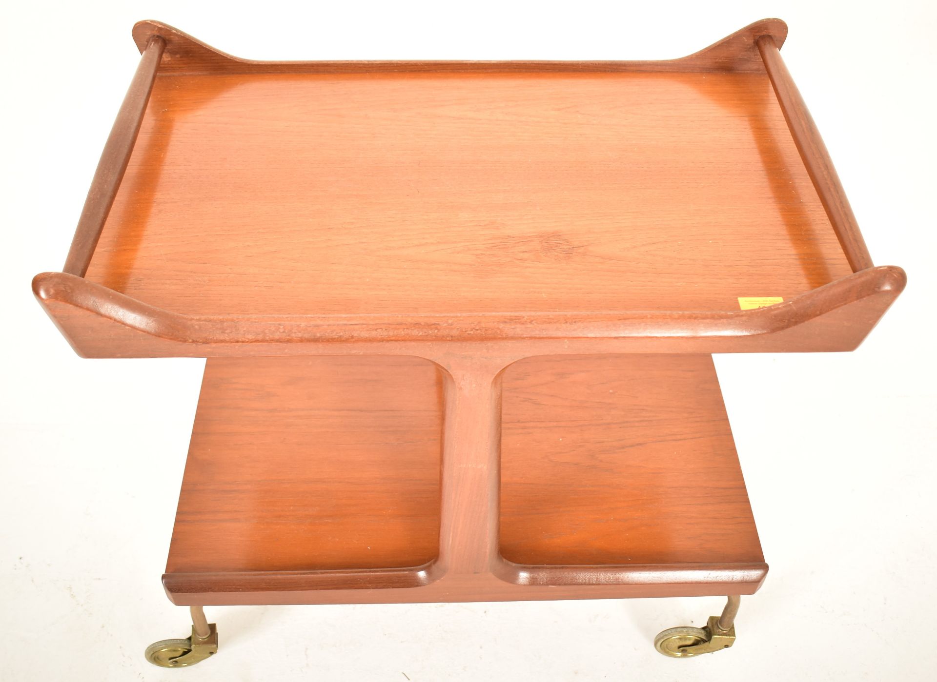 MID CENTURY DANISH INFLUENCED TEAK DRINKS TROLLEY - Image 2 of 5