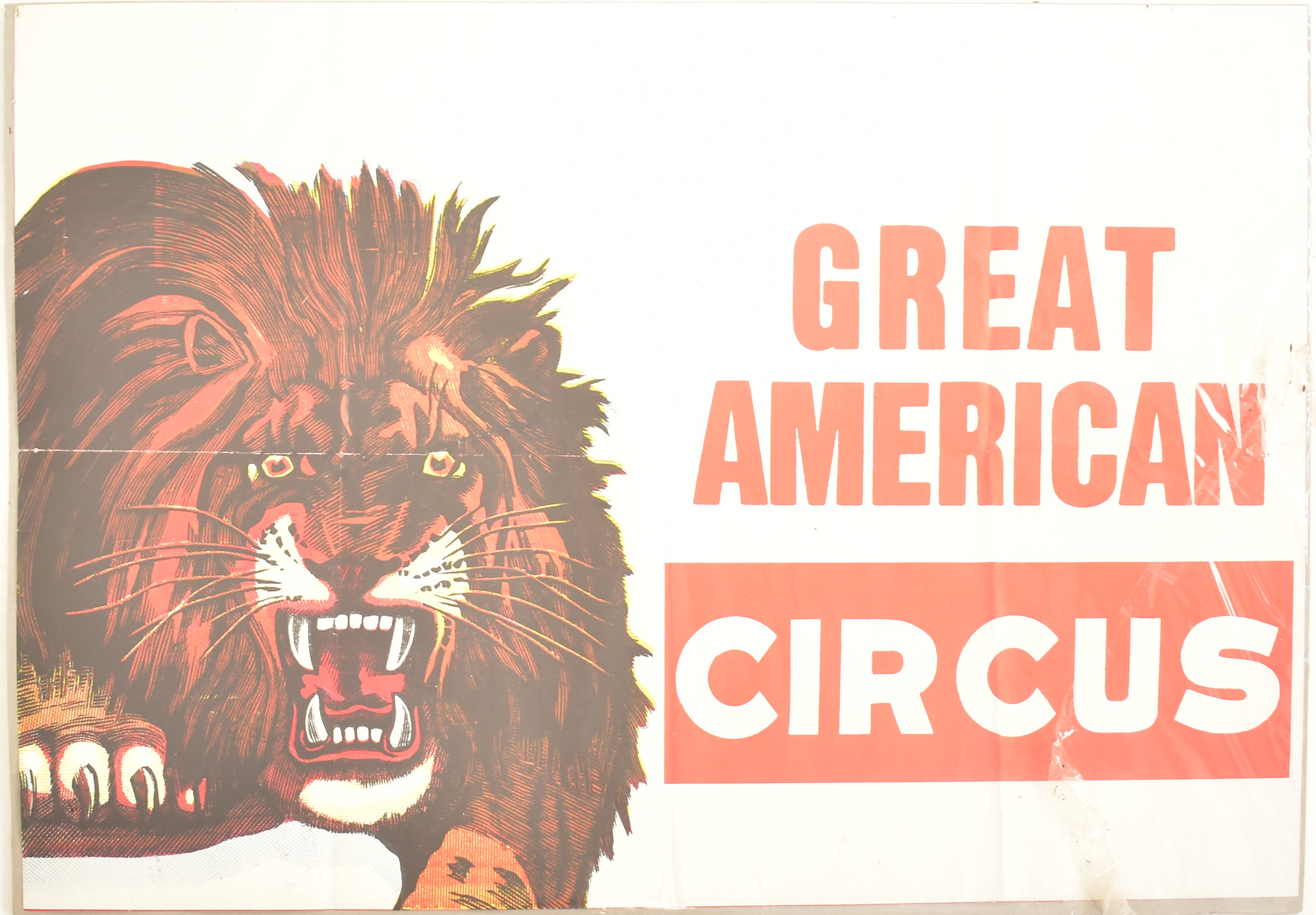 GREAT AMERICAN CIRCUS - VINTAGE ADVERTISING POSTER