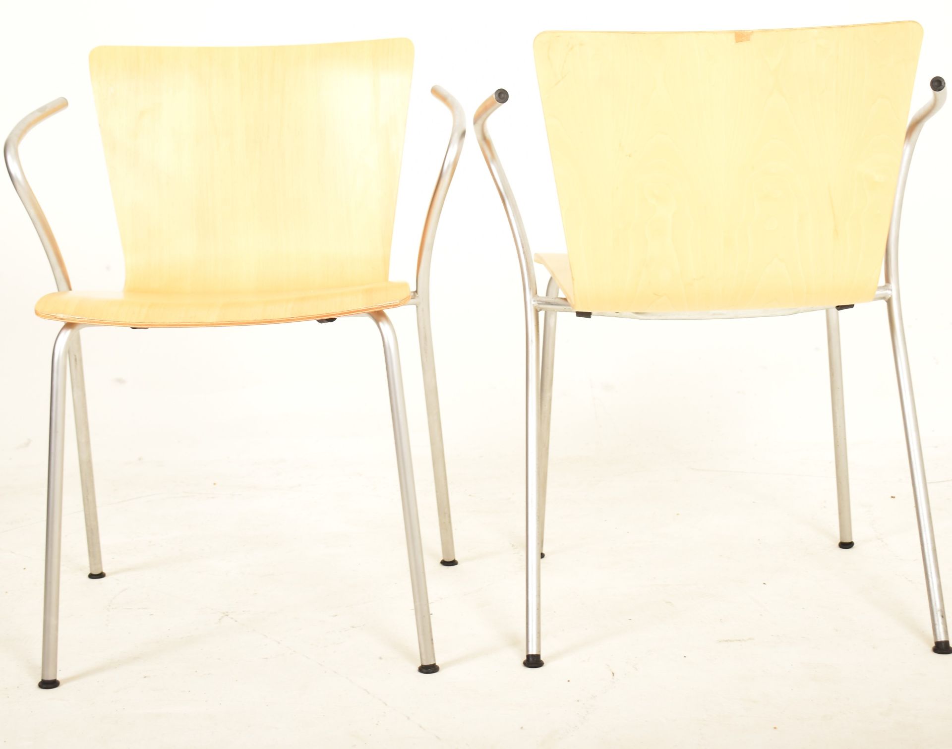 VICO MAGISTRETTI FOR FRITZ HANSEN - VICO DUO - TEN DINING CHAIRS - Image 2 of 5