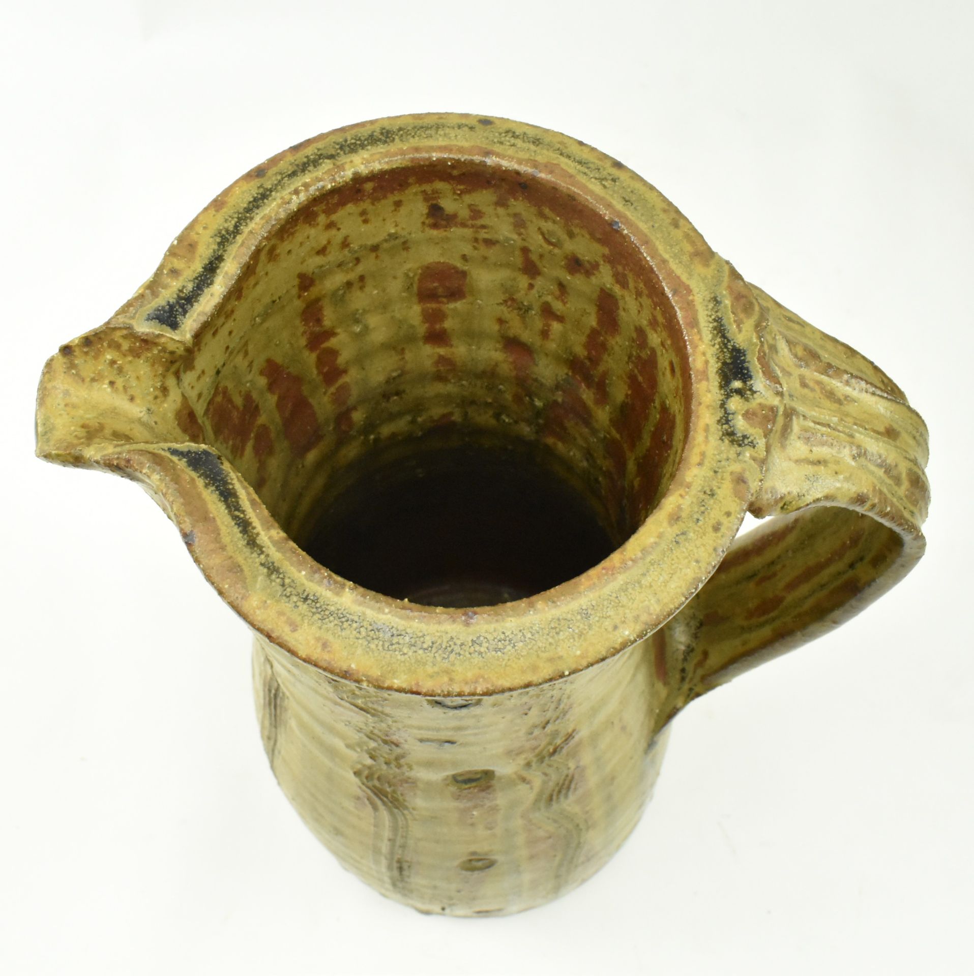 JIM MALONE (B. 1946) - STONEWARE POTTERY HANDLED JUG - Image 4 of 6