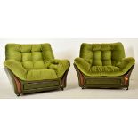 DYKES FURNITURE - PAIR OF MID CENTURY SCOTTISH ARMCHAIRS