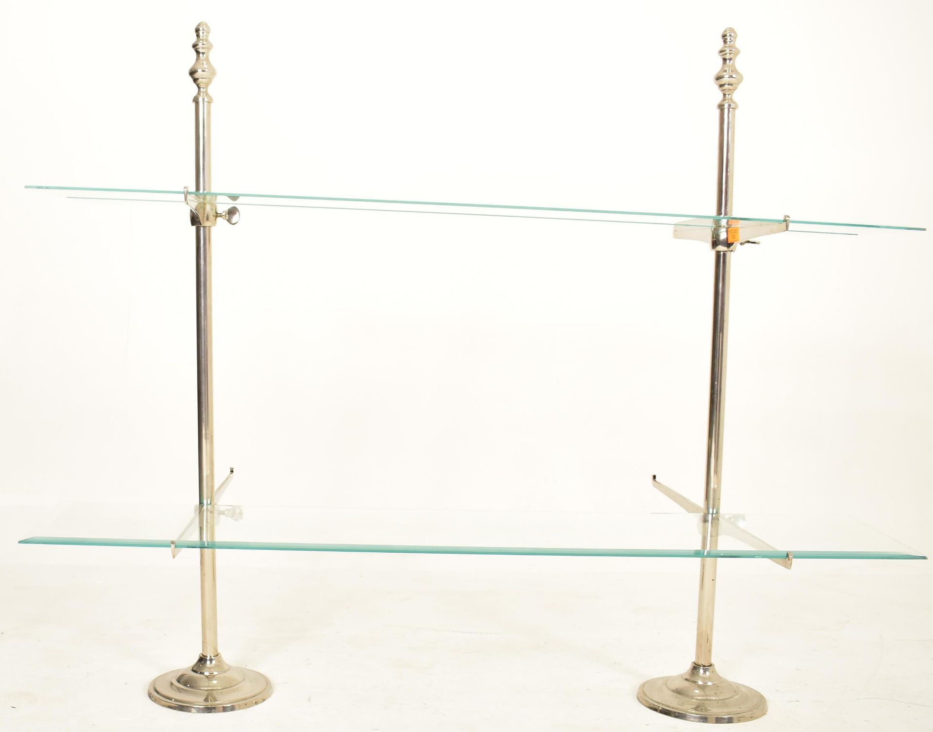 ART DECO CHROME AND GLASS SHOP DISPLAY STAND - Image 2 of 7