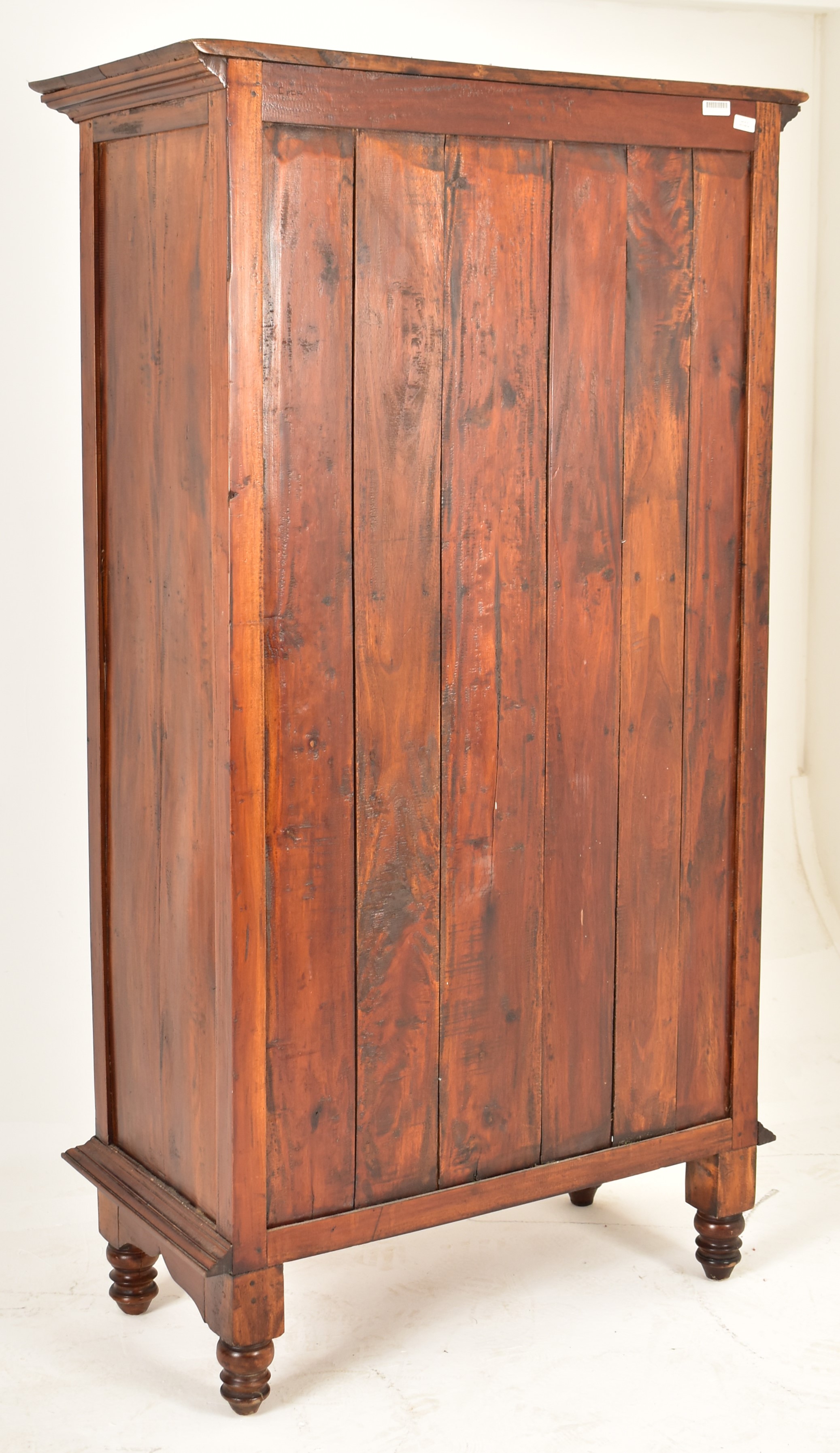 20TH CENTURY HARDWOOD WINE CABINET ON FEET - Image 7 of 7