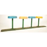 BINGO - MOUNTED GROUP OF 20TH CENTURY FAIRGROUND STOOLS