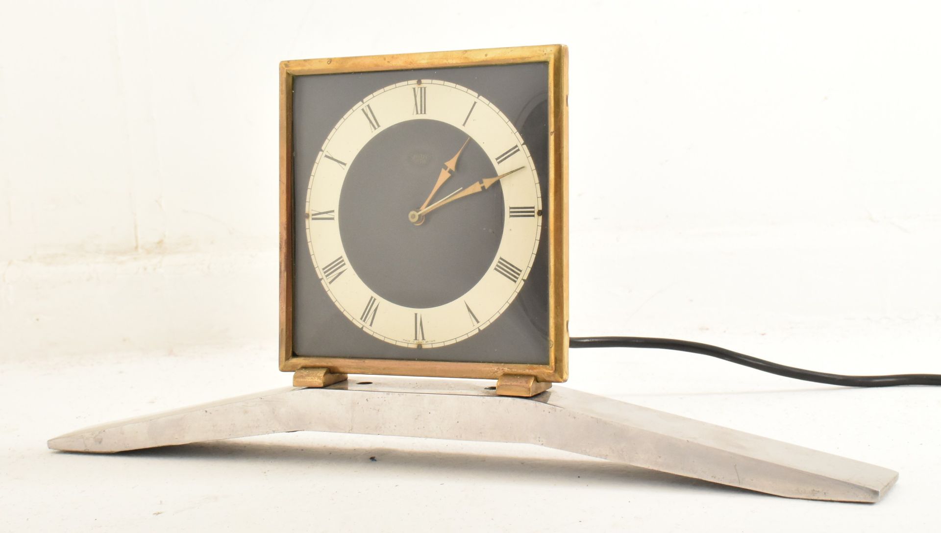 SMITHS CLOCK LTD - 20TH CENTURY CHROME DESK ALARM CLOCK